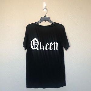 Queen Oversized Graphic Tee
